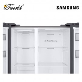 Samsung Bespoke Al SBS Refrigerator SmartThings Al Energy 583L (Silver) - RS57DG4000M9ME (No Installation Provide)