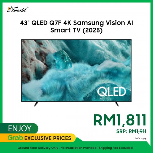 43" QLED Q7F 4K Samsung Vision AI Smart TV (2025) - QA43Q7FAAKXXM (No Installation Provide)