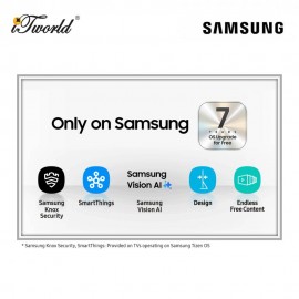 65" QLED QEF1 4K Samsung Vision AI Smart TV (2025) (No Installation Provide)