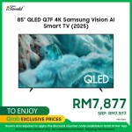 85" QLED Q7F 4K Samsung Vision AI Smart TV (2025) - QA85Q7FAAKXXM (No Installation Provide)