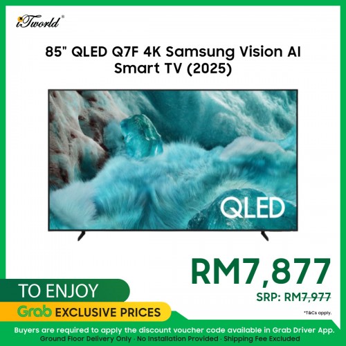 85" QLED Q7F 4K Samsung Vision AI Smart TV (2025) - QA85Q7FAAKXXM (No Installation Provide)