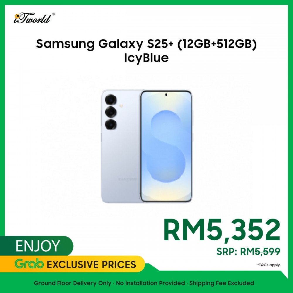 Samsung Galaxy S25+ (12GB+512GB) IcyBlue (SM-S936BLBCXME)